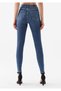 Indigo Tess Gold Women's Fading Blue Skinny High Waist Jeans Trousers (fitting) - 4