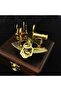 Dollond London 1920 All Brass Antique Retro Sailor Sextant - 5