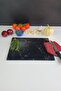 Black Marble Look |   Glass Cutting Board - Glass Cutting Board |   29cm X 34cm - 3