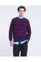 Men's Knitted Roundneck C.W.Wool Sweater