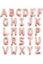 Letter B Rose Gold Foil Balloon 16 Inch 40 Cm - 2