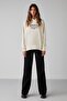 Paulıne Regular Relaxed Ecru Sweatshirt - 4