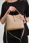 Women's Sand Brown 5 Compartment Adjustable Long Strap Bag - 2