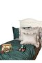 Country Ruffled Single Sheet Set (Milk Coffee Gingham)