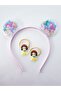 Princess Mermaid Sparkling Starry Sequin Crown and Fairy Tale Princesses Themed Double Rubber Buckle - 3