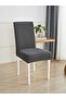 Chair Cover Lycra Flexible and Washable 1 Piece Anthracite Color