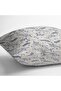 Double Sided Gray Denim Special Design Raschel Knitted Throw Pillow Cover with Dried Branch Pattern on the Floor - 6