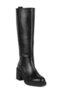 Women's Genuine Black Leather Boots 10037 - 2