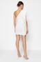 Bridal Ecru Lined Tassel Window/Cut Out Detailed Knitted Short Evening Dress Tprss23El00181 - 6