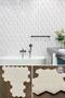 1pc 30cmx30cm 3d Self Adhesive Wallpaper Covering Waterproof Kitchen Bathroom
