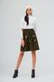 Divitin Flannel Elastic Waist, Pocket, Winter Skirt - 2