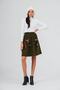Divitin Flannel Elastic Waist, Pocket, Winter Skirt - 4