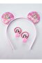 Princess Mermaid Sparkling Starry Sequin Crown and Fairy Tale Princesses Themed Double Rubber Buckle