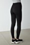 Black High Waist Thermal Tights - 4