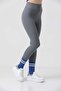 High Waist Winter Ribbed Leggings Trousers with Fleece Inside - 2