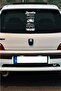 English White Car Rear Windshield Sticker Set 40*20 Cm Vehicle Rear Window Sticker Foil - 3
