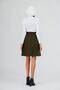 Divitin Flannel Elastic Waist, Pocket, Winter Skirt - 6