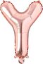 Letter Y Rose Gold Foil Balloon 16 Inch 40 Cm