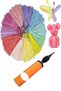 Best Colorful Sausage Balloon 30 Pieces + Balloon Pump