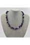 Natural Sodalite Stone Broken Natural Stone Women's Necklace