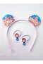 Princess Mermaid Sparkling Starry Sequin Crown and Fairy Tale Princesses Themed Double Rubber Buckle - 5