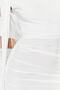 Bridal Ecru Lined Tassel Window/Cut Out Detailed Knitted Short Evening Dress Tprss23El00181 - 5