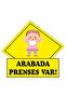 Car Window Sticker Baby Themed There is a Princess in the Car Written Sticker 19*22 - 2