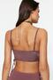 Kahverengi Tünelli Bralette Kaplı Bikini Üstü TBESS22BU0046 - 5