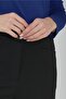 30082 Black Hidden Rubber Pipe Leg Gabardine Trousers - 6