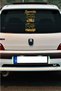 King Love Music Box Gold Foil Car Rear Window Sticker Set 40*20 cm Vehicle Rear Window Sticker Foil - 3