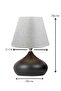Lapis Set of 2 Gray Hat Table Lamp Single Metal Lampshade - 2