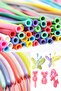 10pcs Macaron Sausage Balloon Mixed Pastel Long Thin Shape Clown Game Balloon Birthday Party