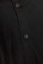 Black Men's Slim Fit Judge Collar Shirt Tmnaw23Go00017 - 7