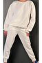 Basic Yaka Sweat Paça Modelli Eşofman Takımı - 6
