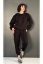 Basic Yaka Sweat Paça Modelli Eşofman Takımı - 2