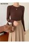 Women's Turtleneck Knitwear Sweater - 3