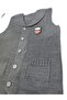 Boy's Embroidered Ata Knitwear Vest - 2