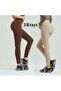 High Waist and Lycra Ribbed Recovery Leggings - Pack of 2 - 3