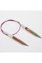 إبرة خط ثابت Knitpro Symfonie 3.00 مم 100 سم + 2 فواصل حلقية - 5