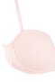Light Pink Ribbed Fixed Cup Detachable Strapless Knitted Bra with Rope Strap THMSS23SU00002 - 8