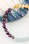 Certified Life Energy 6mm Natural Stone Bracelet Amethyst Aquamarine Citrine Hematite B001 - 5