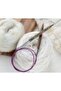 إبرة خط ثابت Knitpro Symfonie 3.00 مم 100 سم + 2 فواصل حلقية - 2