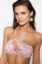 Floral Patterned One Shoulder Cut Out/Window Bikini Top TBESS23BU00086 - 3