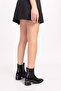 Genuine Leather Patent Leather Classic Heeled Boots Anl.2430 - Black Patent Leather - 38 - 4