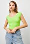 Women's Flor Green Japone Sleeve Camisole Body - 2