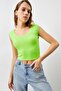 Women's Flor Green Japone Sleeve Camisole Body - 3