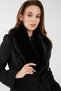 - Collar Fur Detailed Coat - 3