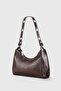 Women's Brown Baguette Bag - 195 Classic Std