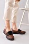 Genuine Leather Full Orthopedic Special Sole Internal Structure Pad Eva Sole Women's Sports Ballerinas - 3