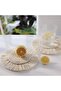 Macrame Cream Round Macrame Coasters (2 Pieces) - 2